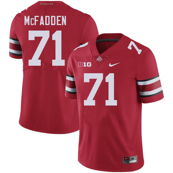 Jayvon McFadden Ohio State Buckeyes Jersey College Football Uniforms-Red